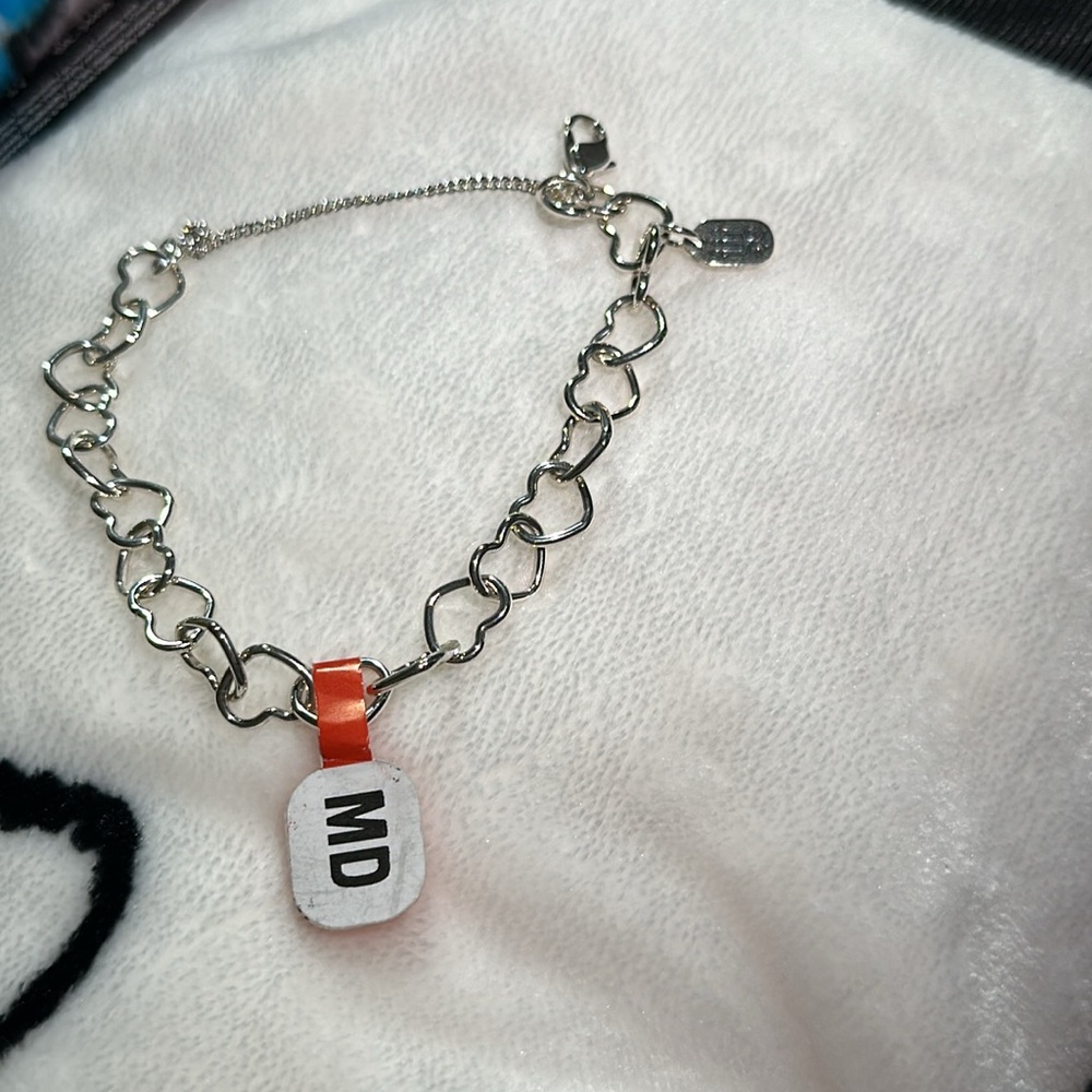 James Avery Heart Link Charm Bracelet BRAND NEW